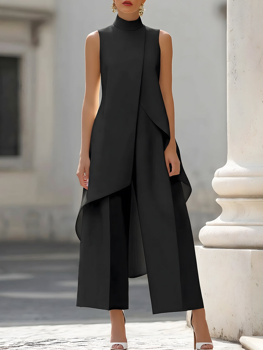 Conjunto Catalina de Dos Piezas con Pantalón Ancho