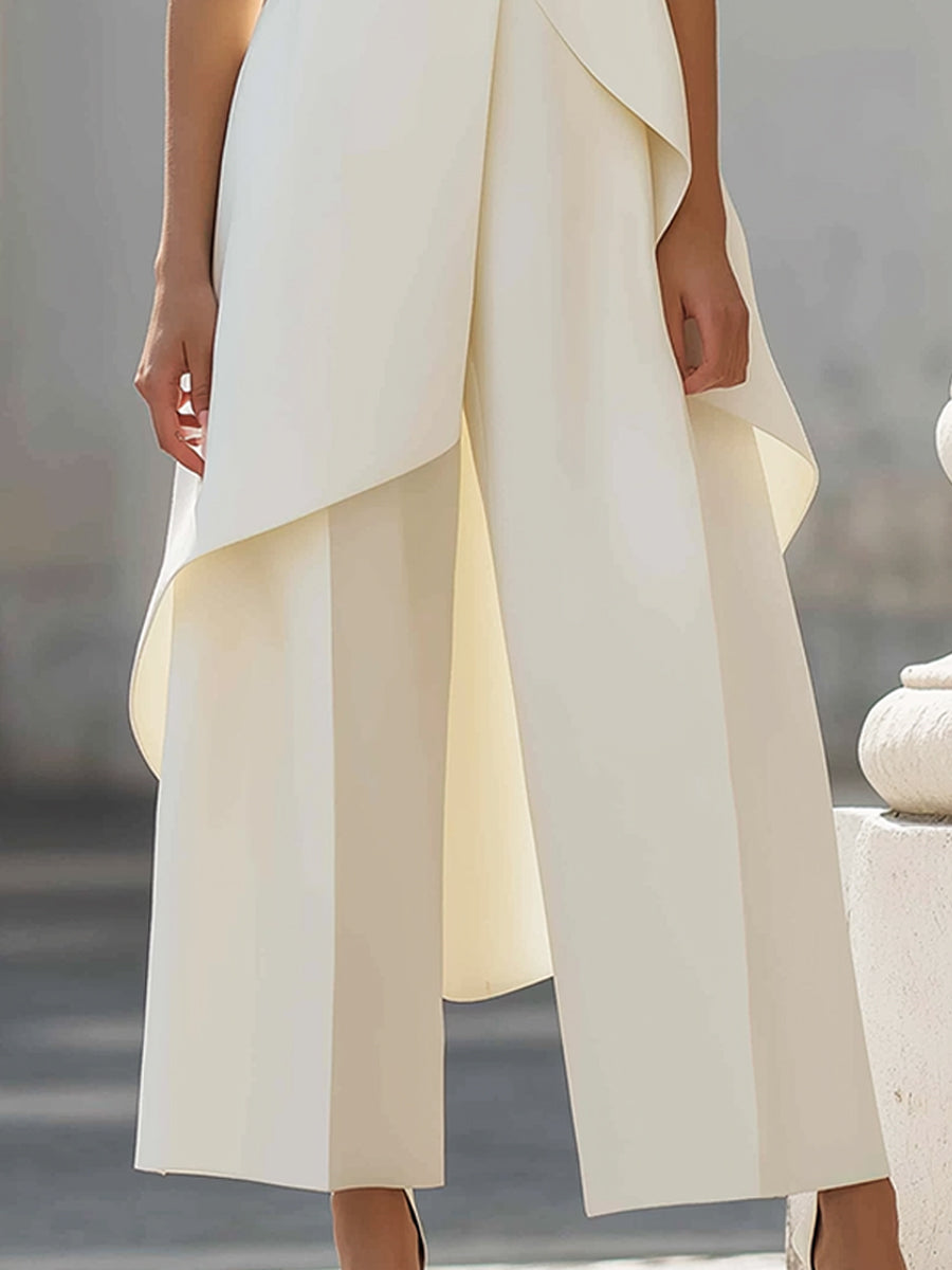Conjunto Catalina de Dos Piezas con Pantalón Ancho