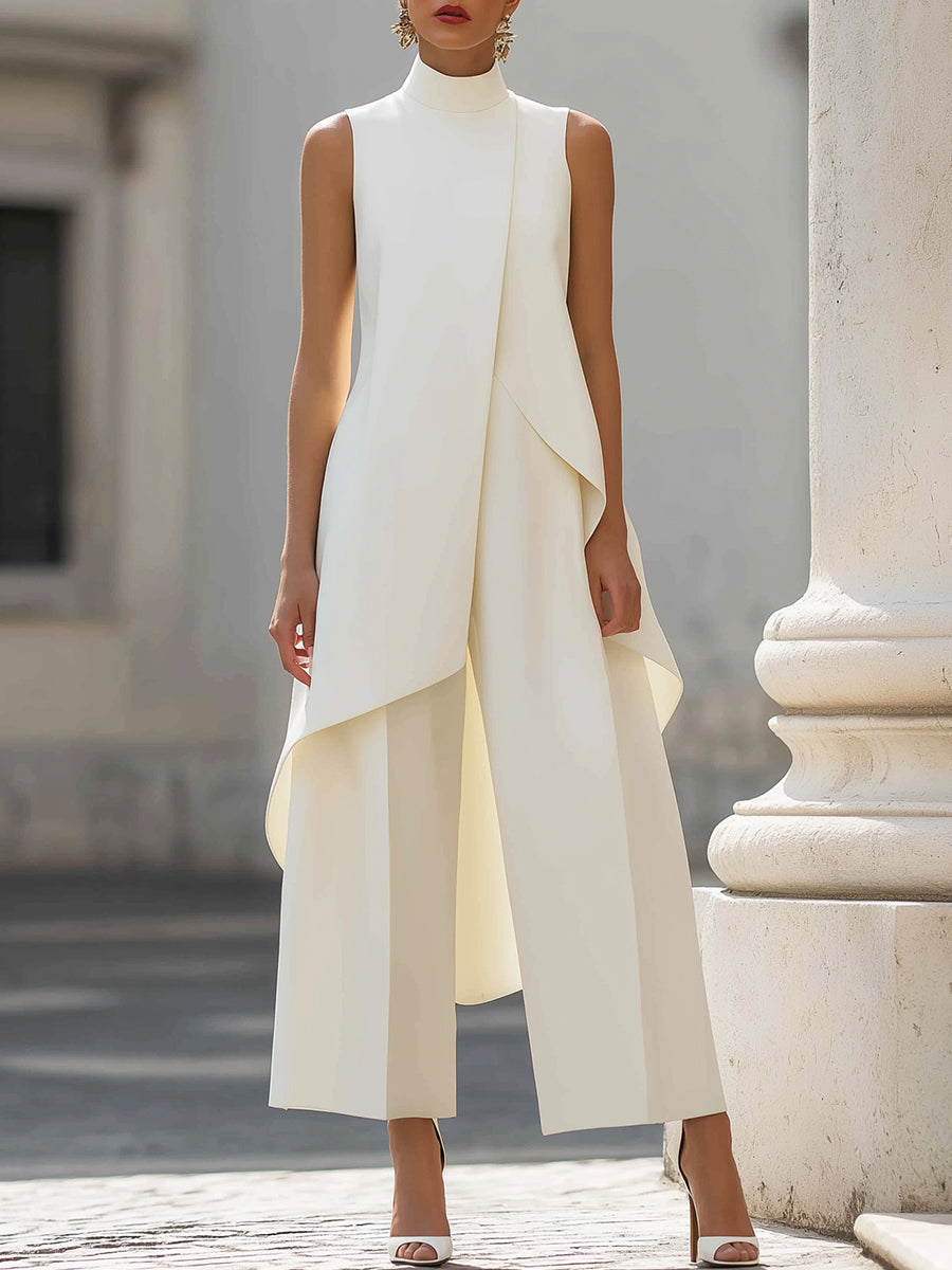 Conjunto Catalina de Dos Piezas con Pantalón Ancho