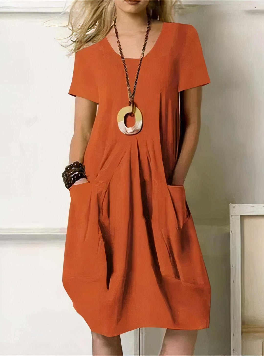 Oriane™ | Vestido maxi casual de caída fluida-