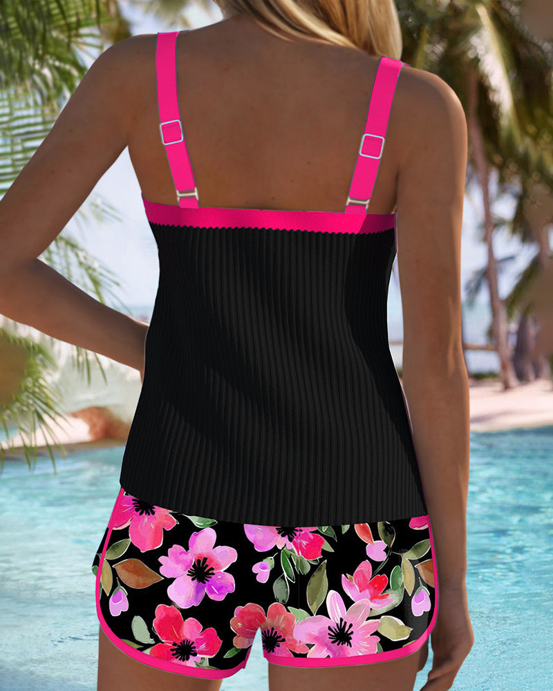 Aitana™ | Conjunto de Tankini de Dos Piezas Elegante