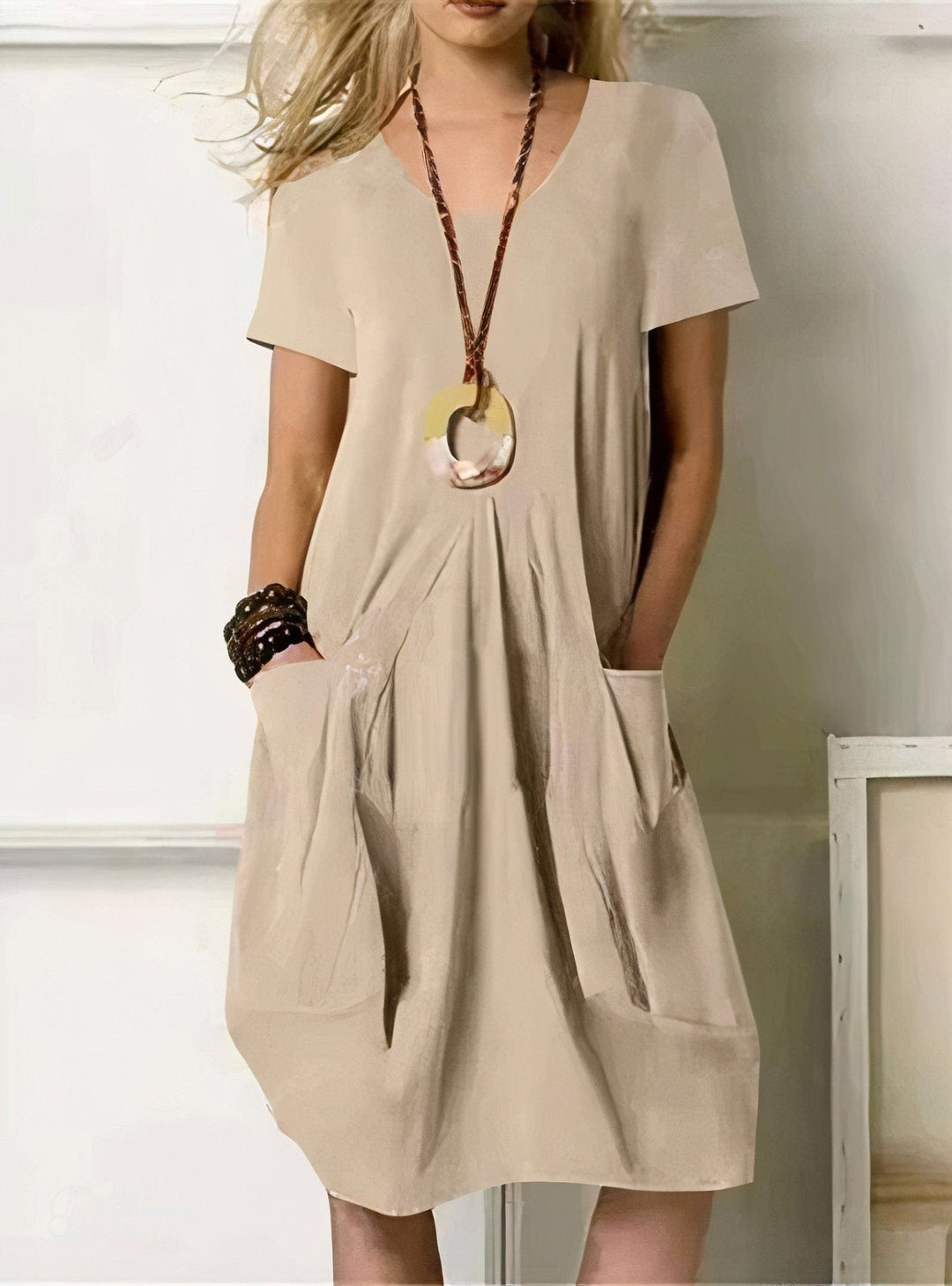 Oriane™ | Vestido maxi casual de caída fluida-