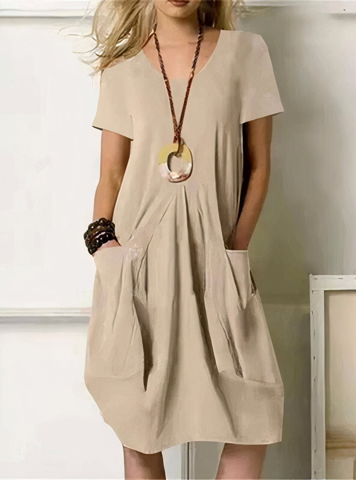 Oriane™ | Vestido maxi casual de caída fluida-