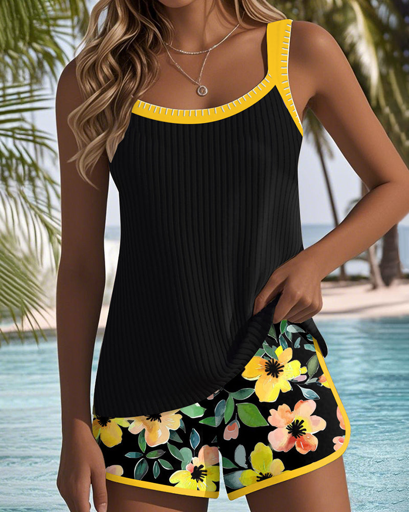 Aitana™ | Conjunto de Tankini de Dos Piezas Elegante