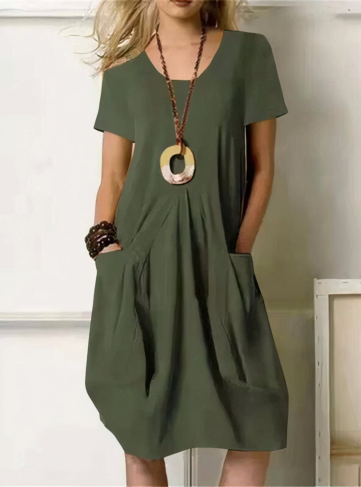 Daniela™ | Vestido maxi fluido casual
