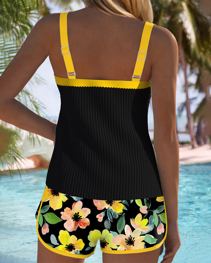 Aitana™ | Conjunto de Tankini de Dos Piezas Elegante