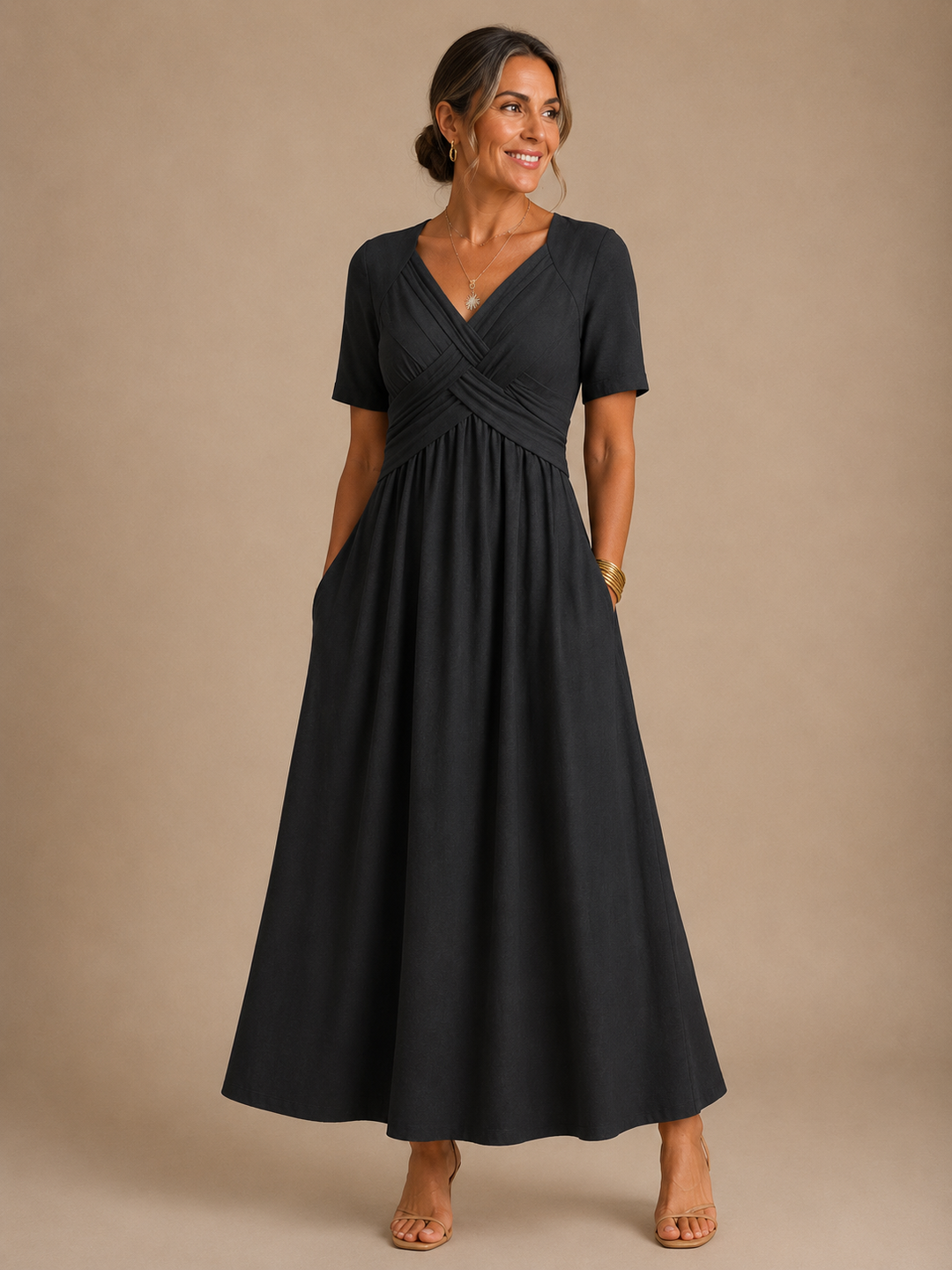 Angeli™ | Vestido midi elegante