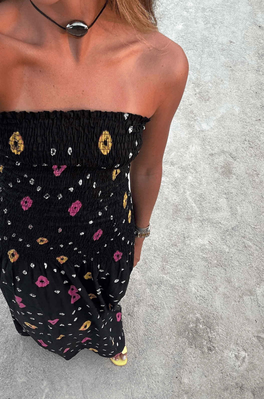 Vestido Valerie Negro de Algodón