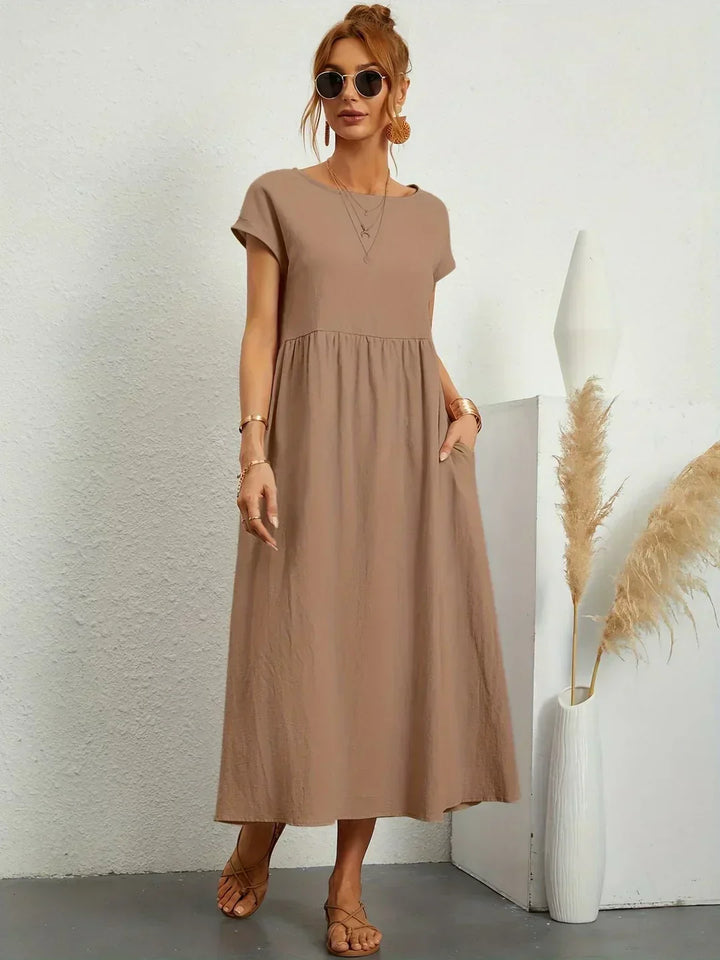 Raquel™ | Vestido midi fluido