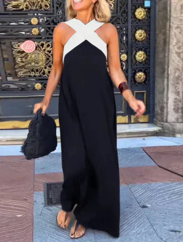 Quirine™ | Vestido maxi cruzado