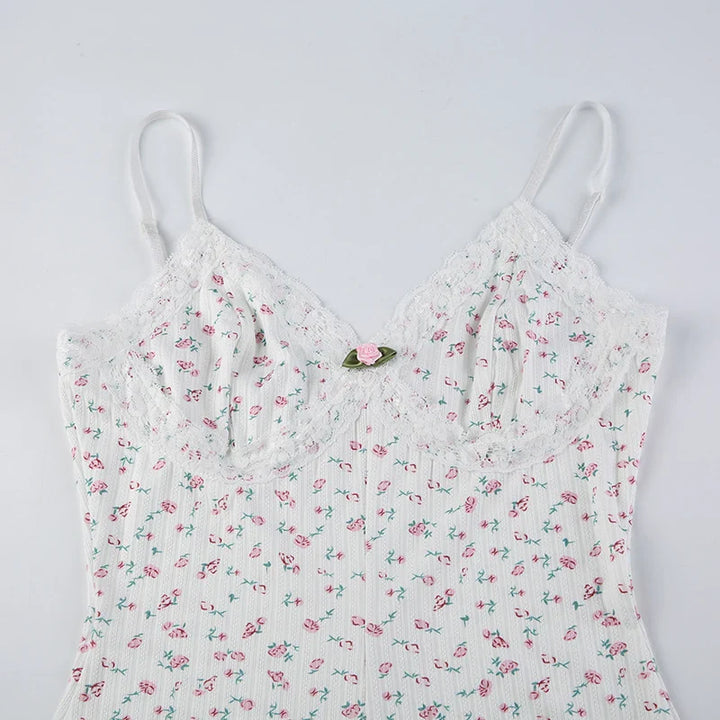 JOY™ – Dreamy Floral Sleeveless Bodysuit