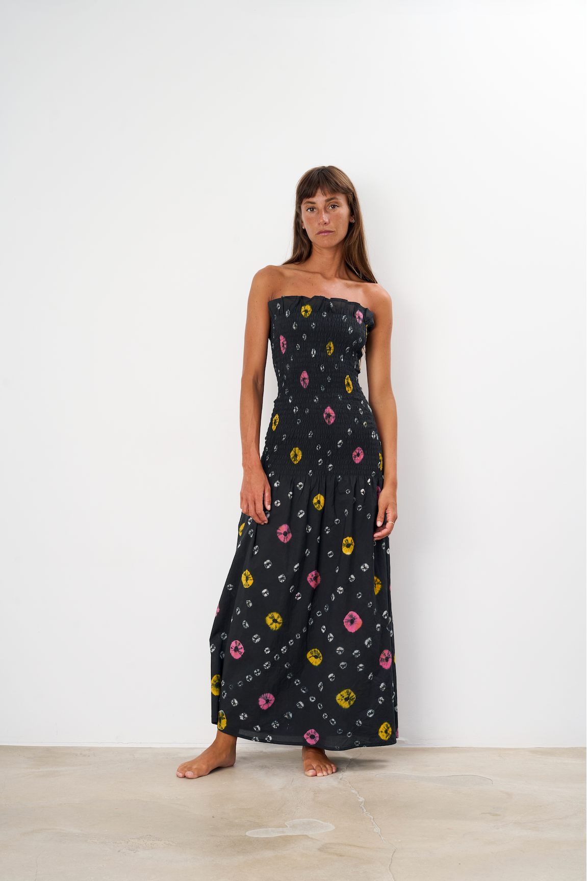 Vestido Valerie Negro de Algodón