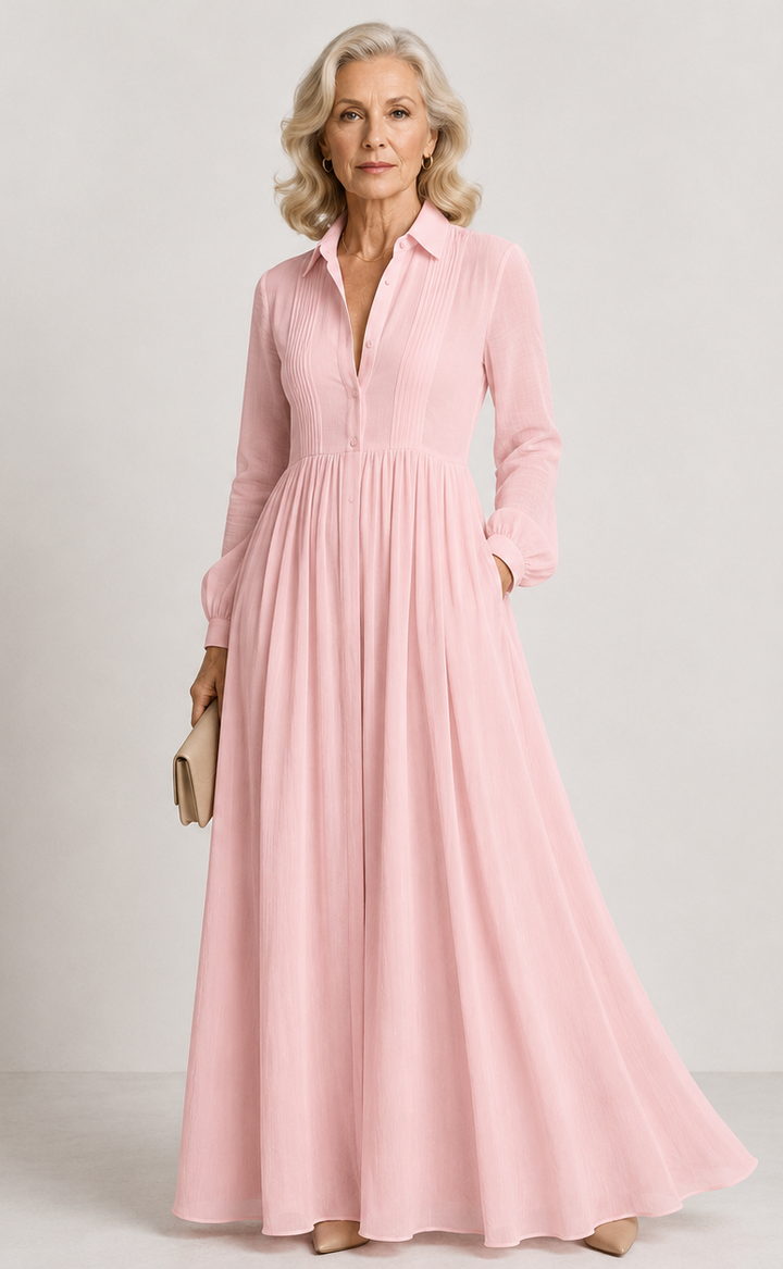Lioren™ | Vestido Maxi de Caída Suave