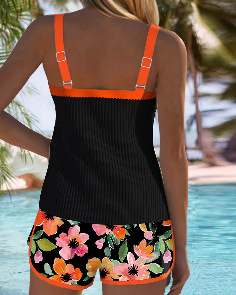 Aitana™ | Conjunto de Tankini de Dos Piezas Elegante