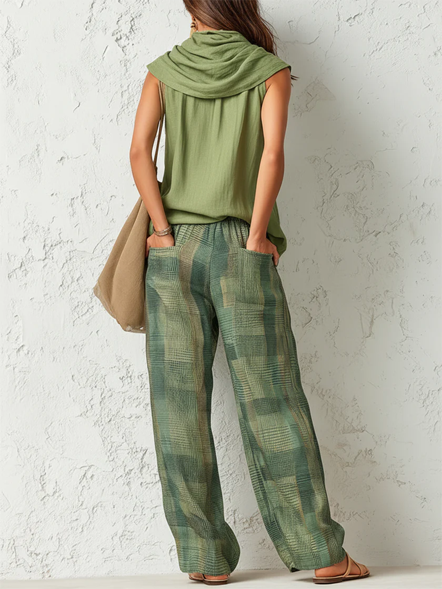 Conjunto Boho Patu con Pantalón Ancho