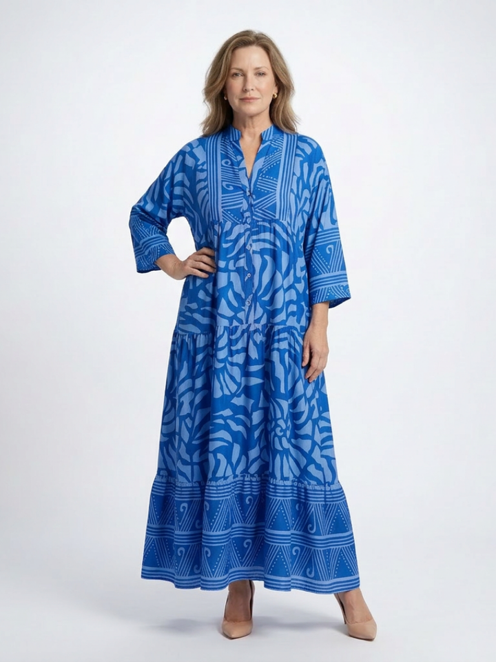 Marielle™ | Vestido Midi con Botones en la Delantera